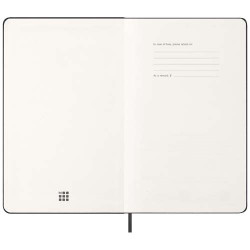 Agenda publicitaire L vertical 12 mois Moleskine à couverture rigide
