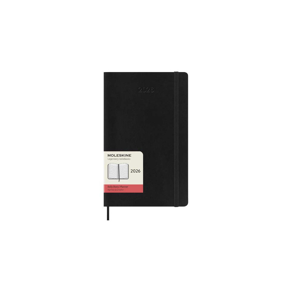 Agenda publicitaire L quotidien 12 mois Moleskine à couverture souple