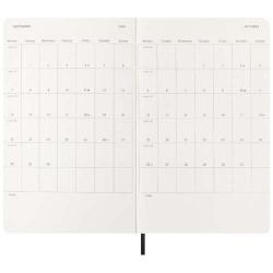 Agenda publicitaire L quotidien 12 mois Moleskine à couverture souple Agenda publicitaire L quotidien 12 mois Moleskine à couverture souple