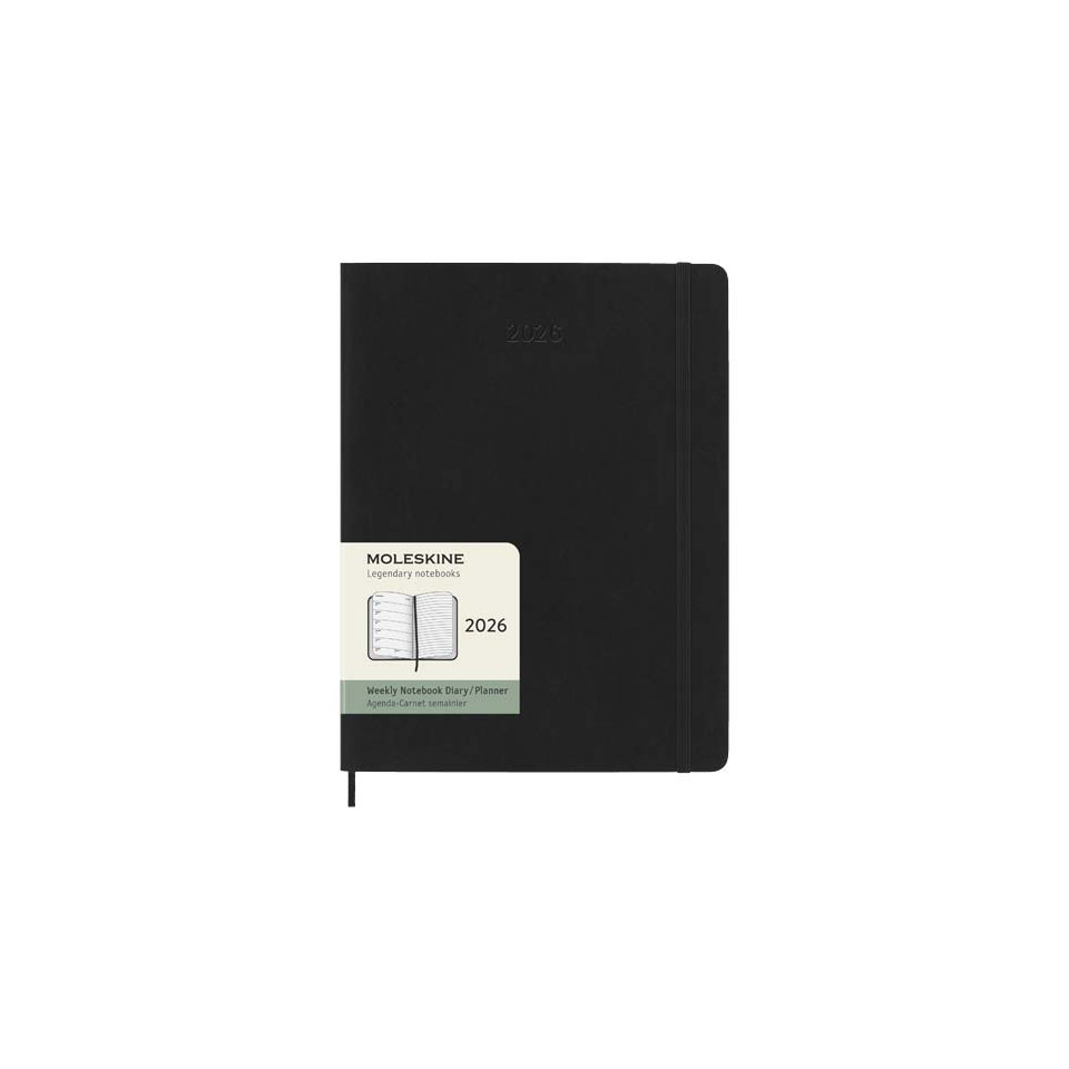 Agenda publicitaire XL 12 mois Moleskine à couverture souple