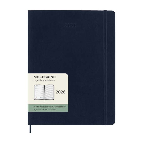 Agenda publicitaire XL 12 mois Moleskine à couverture souple Agenda publicitaire XL 12 mois Moleskine à couverture souple