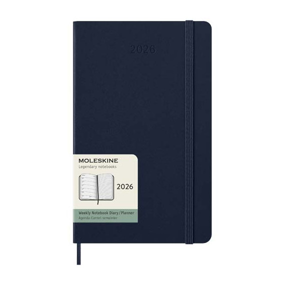 Agenda publicitaire L hebdomadaire 12 mois Moleskine à couverture rigide