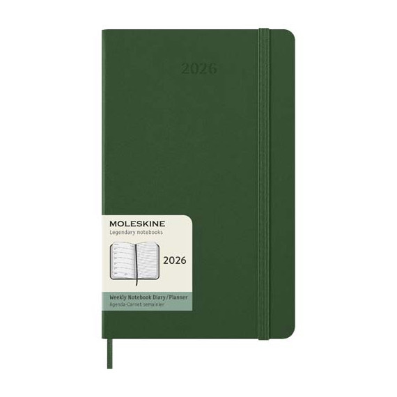 Agenda publicitaire L hebdomadaire 12 mois Moleskine à couverture rigide