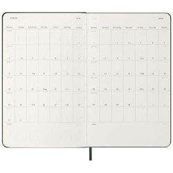 Agenda publicitaire L hebdomadaire 12 mois Moleskine à couverture rigide