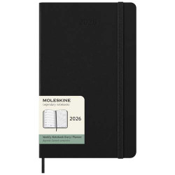 Agenda publicitaire L hebdomadaire 12 mois Moleskine à couverture rigide