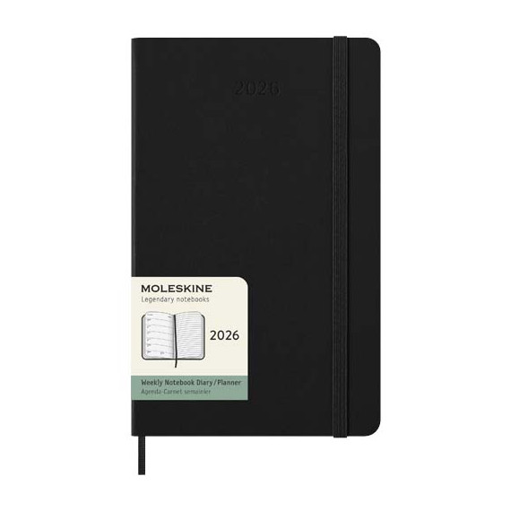 Agenda publicitaire L hebdomadaire 12 mois Moleskine à couverture rigide