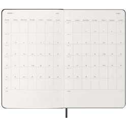 Agenda publicitaire L hebdomadaire 12 mois Moleskine à couverture rigide