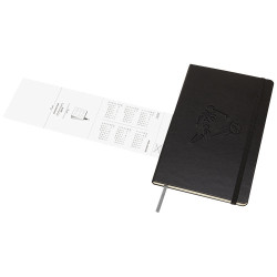 Agenda publicitaire L hebdomadaire 12 mois Moleskine à couverture rigide