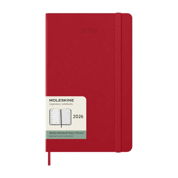 Agenda publicitaire L hebdomadaire 12 mois Moleskine à couverture rigide Agenda publicitaire L hebdomadaire 12 mois Moleskine à couverture rigide
