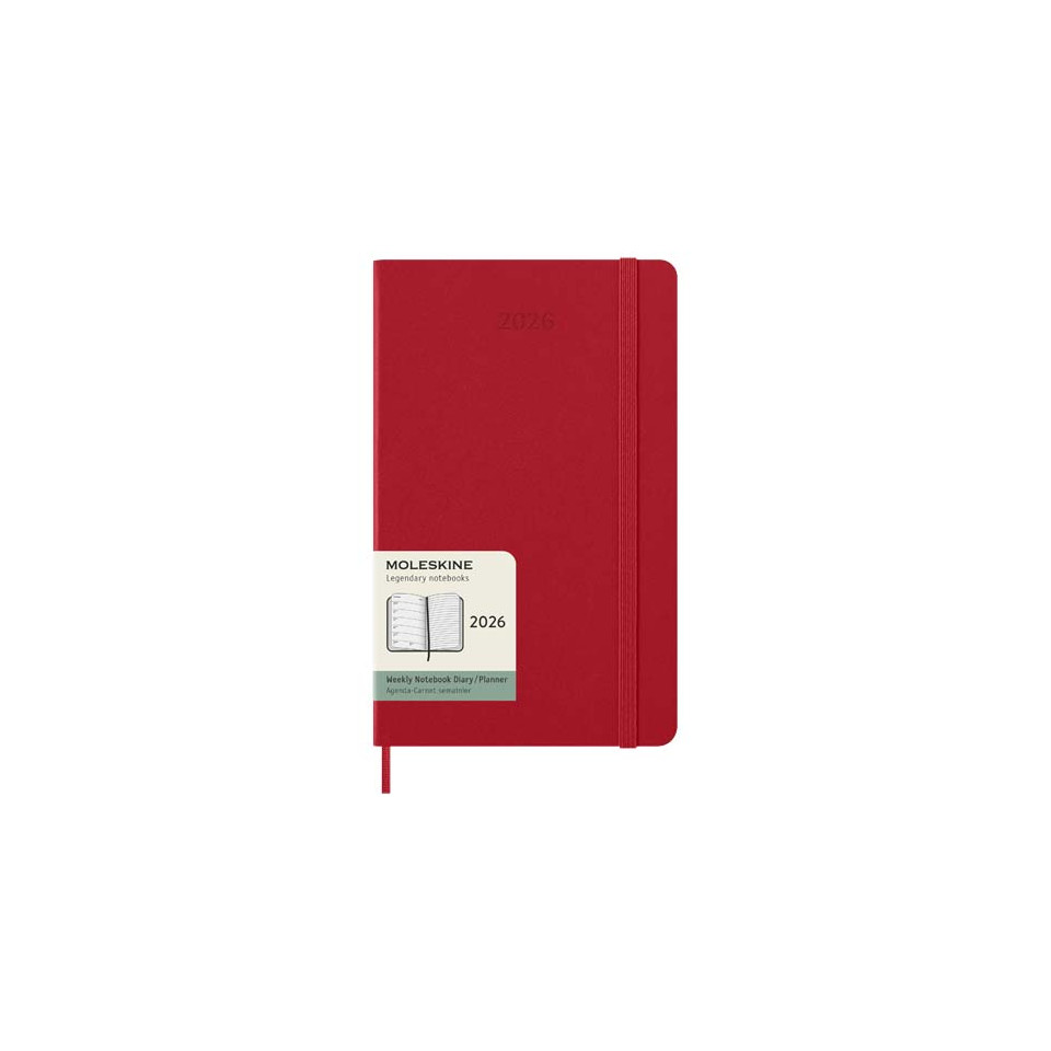 Agenda publicitaire L hebdomadaire 12 mois Moleskine à couverture rigide