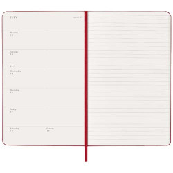 Agenda publicitaire L hebdomadaire 12 mois Moleskine à couverture rigide Agenda publicitaire L hebdomadaire 12 mois Moleskine à couverture rigide