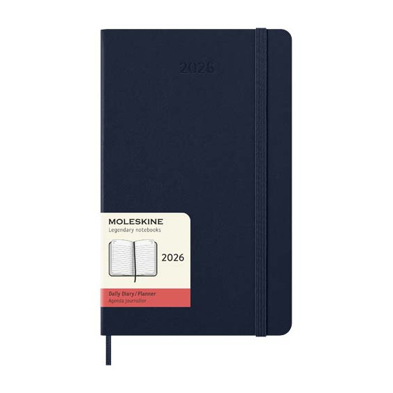 Agenda publicitaire L quotidien 12 mois Moleskine à couverture rigide Agenda publicitaire L quotidien 12 mois Moleskine à couverture rigide