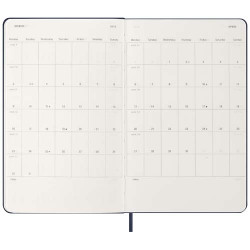 Agenda publicitaire L quotidien 12 mois Moleskine à couverture rigide Agenda publicitaire L quotidien 12 mois Moleskine à couverture rigide