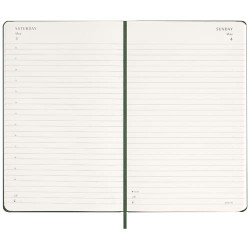 Agenda publicitaire L quotidien 12 mois Moleskine à couverture rigide Agenda publicitaire L quotidien 12 mois Moleskine à couverture rigide