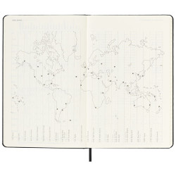 Agenda publicitaire L quotidien 12 mois Moleskine à couverture rigide Agenda publicitaire L quotidien 12 mois Moleskine à couverture rigide