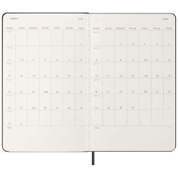 Agenda publicitaire L quotidien 12 mois Moleskine à couverture rigide Agenda publicitaire L quotidien 12 mois Moleskine à couverture rigide