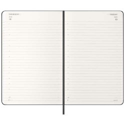 Agenda publicitaire L quotidien 12 mois Moleskine à couverture rigide Agenda publicitaire L quotidien 12 mois Moleskine à couverture rigide