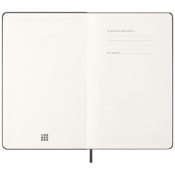 Agenda publicitaire L quotidien 12 mois Moleskine à couverture rigide Agenda publicitaire L quotidien 12 mois Moleskine à couverture rigide