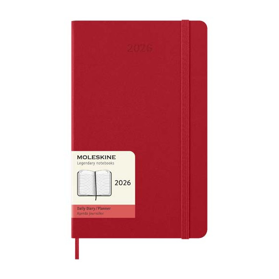 Agenda publicitaire L quotidien 12 mois Moleskine à couverture rigide Agenda publicitaire L quotidien 12 mois Moleskine à couverture rigide