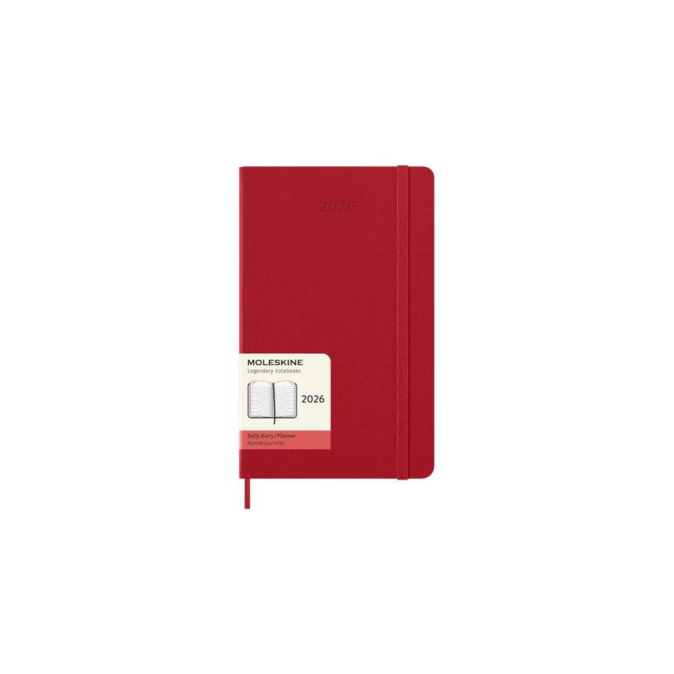 Agenda publicitaire L quotidien 12 mois Moleskine à couverture rigide