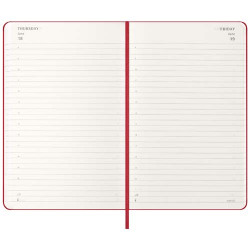 Agenda publicitaire L quotidien 12 mois Moleskine à couverture rigide Agenda publicitaire L quotidien 12 mois Moleskine à couverture rigide