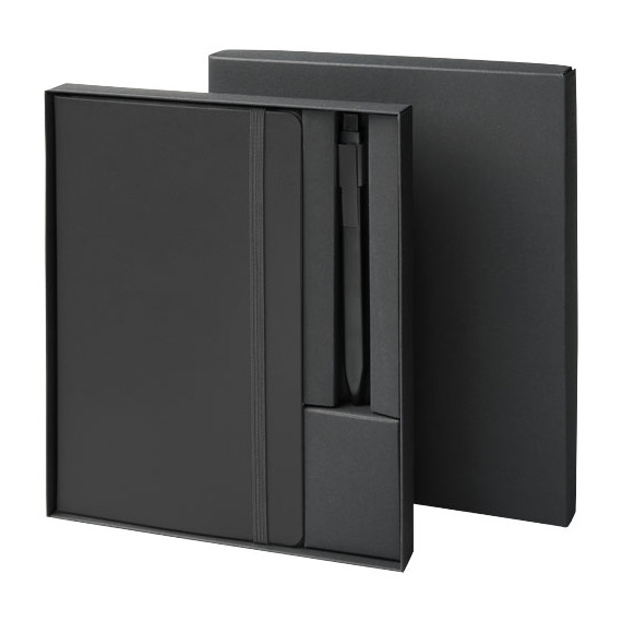 Coffret publicitaire cadeau avec cahier A5 et stylo Moleskine