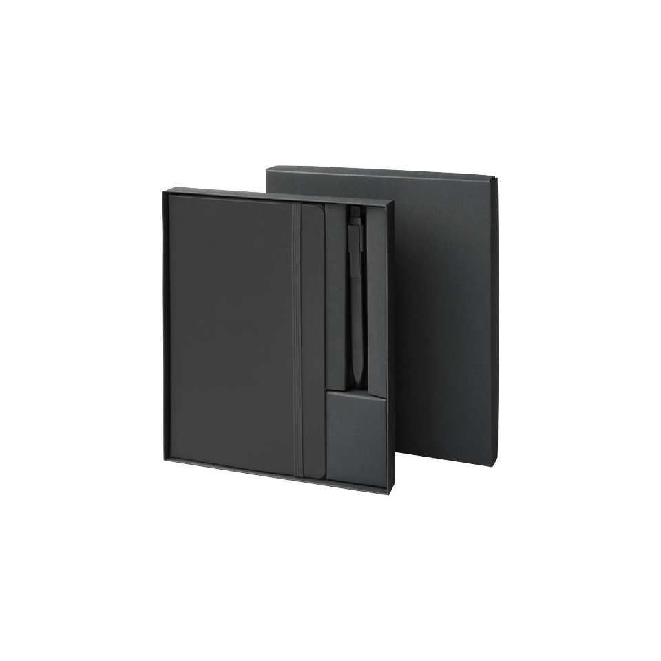 Coffret publicitaire cadeau avec cahier A5 et stylo Moleskine