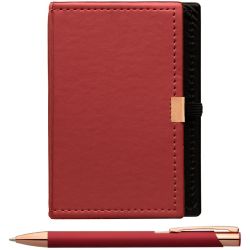 Ensemble bloc-notes marque page avec post-it et stylo publicitaire Goldstar®