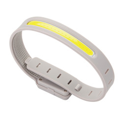 Lampe publicitaire running LED rechargeable en plastique RCS Lumi Sprint