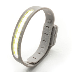 Lampe publicitaire running LED rechargeable en plastique RCS Lumi Sprint
