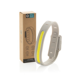 Lampe publicitaire running LED rechargeable en plastique RCS Lumi Sprint