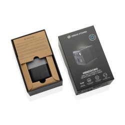 Chargeur publicitaire 65W GaN avec câble Urban Vitamin Mendocino