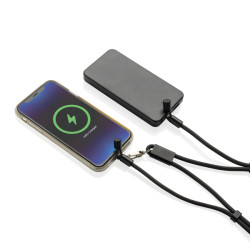 Cordon publicitaire téléphone réglable avec câble 60W en rPET RCS LoopAmp