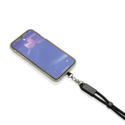 Bracelet publicitaire téléphone avec câble 60W en rPET RCS LoopAmp
