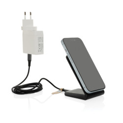 Chargeur publicitaire magnétique 15W en plastique recyclé RCS VoltPerch