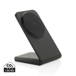Chargeur publicitaire magnétique 15W en plastique recyclé RCS VoltPerch