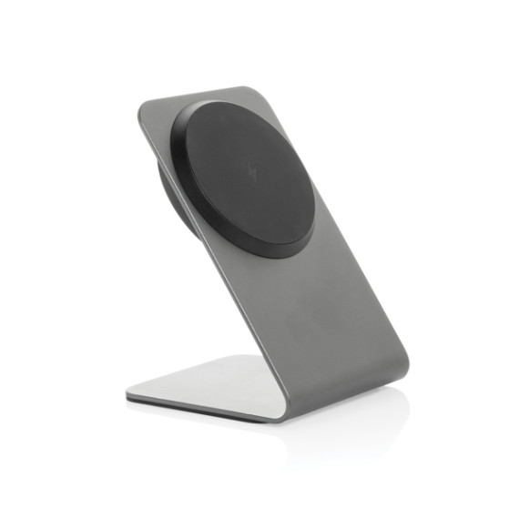 Support publicitaire de recharge magnétique 15W en aluminium Terra
