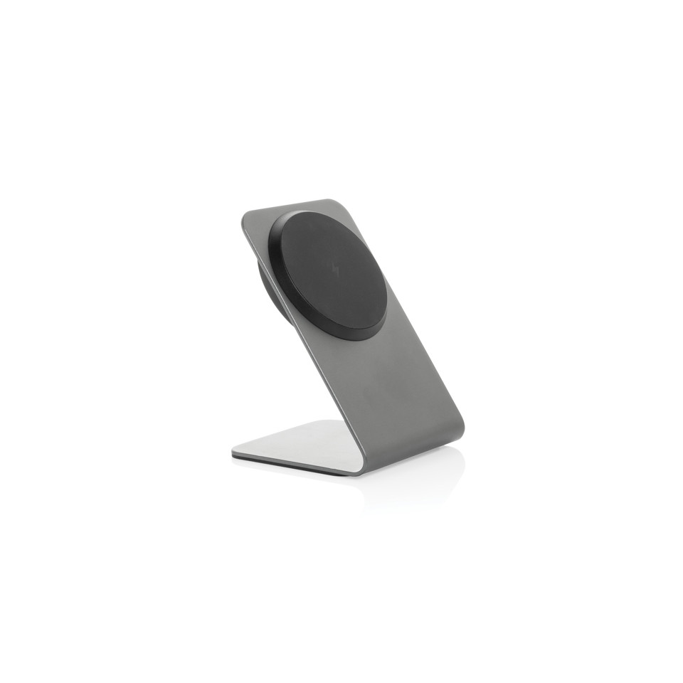 Support publicitaire de recharge magnétique 15W en aluminium Terra