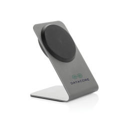 Support publicitaire de recharge magnétique 15W en aluminium Terra
