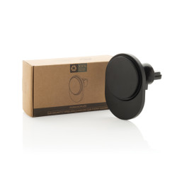 Support publicitaire magnetique à voiture 15W en plastique RCS PowerCruze
