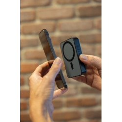 Powerbank publicitaire magnétique 10.000mAh en plastique RCS Amporia