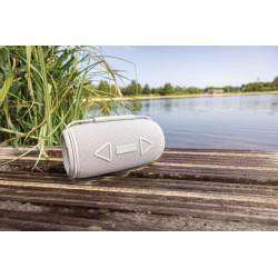 Enceinte publicitaire 16W étanche IPX4 en plastique recyclé RCS Prisma