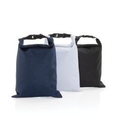 Sac publicitaire à lunch pliable 30x20cm en rPET AWARE™ Snackstrap