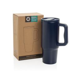 Mug publicitaire 900ml étanche en acier inoxydable recyclé RCS Embrace