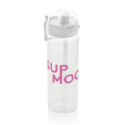 Bouteille publicitaire d'eau étanche sport 800ml en rPET RCS SipnLock