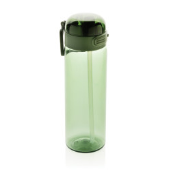 Bouteille publicitaire d'eau étanche sport 800ml en rPET RCS SipnLock