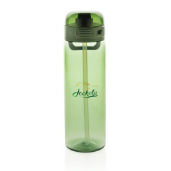 Bouteille publicitaire d'eau étanche sport 800ml en rPET RCS SipnLock