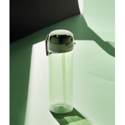 Bouteille publicitaire d'eau étanche sport 800ml en rPET RCS SipnLock