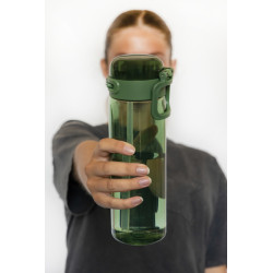 Bouteille publicitaire d'eau étanche sport 800ml en rPET RCS SipnLock