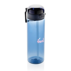 Bouteille publicitaire d'eau étanche sport 800ml en rPET RCS SipnLock